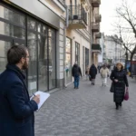 Оцінювання потоку людей біля комерційного приміщення